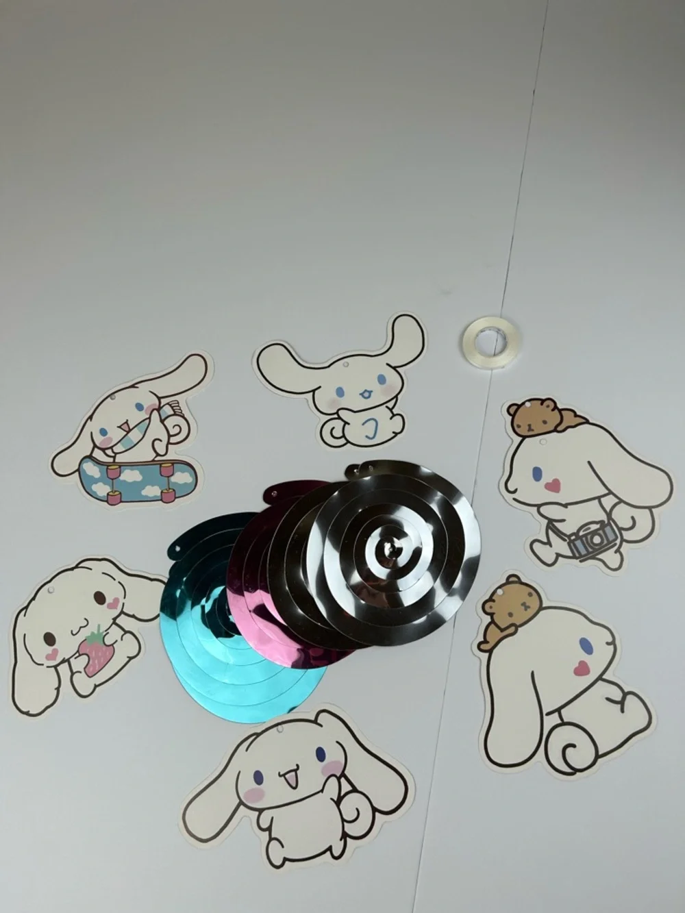 Sanrio Cinnamoroll Birthday Party Supplies Set 67pc Decorations Blue Background